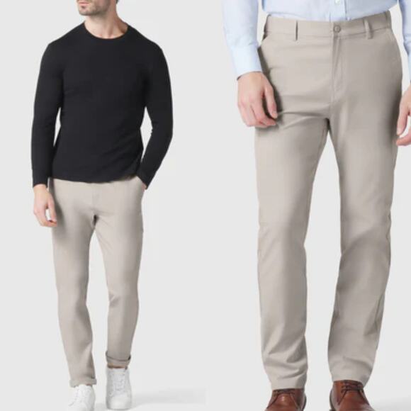 Jack Archer Men's Jetsetter Tech Pant Straight Fit 32/26 Sand Stone Casual - Picture 1 of 7